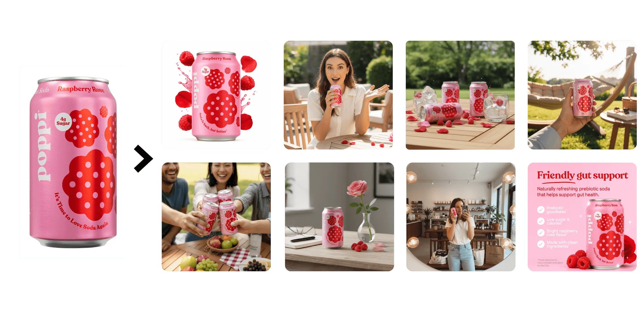 Drop in a photo, Pixii handles the rest