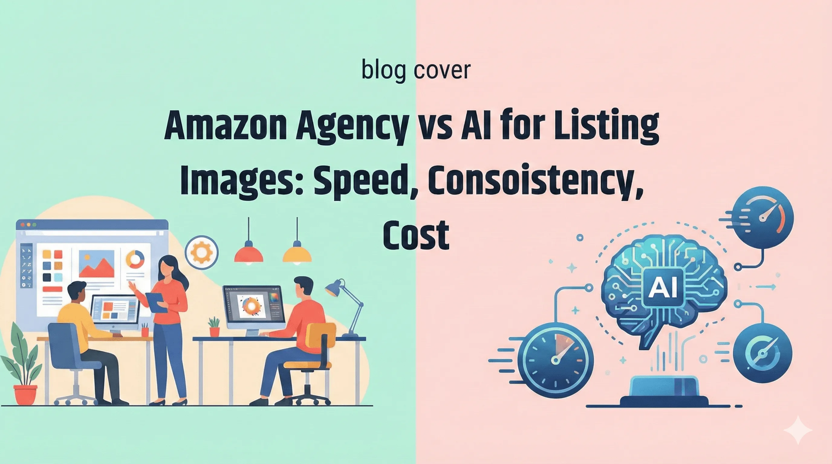 Amazon Agency vs AI for Listing Images: Speed, Consistency, Cost