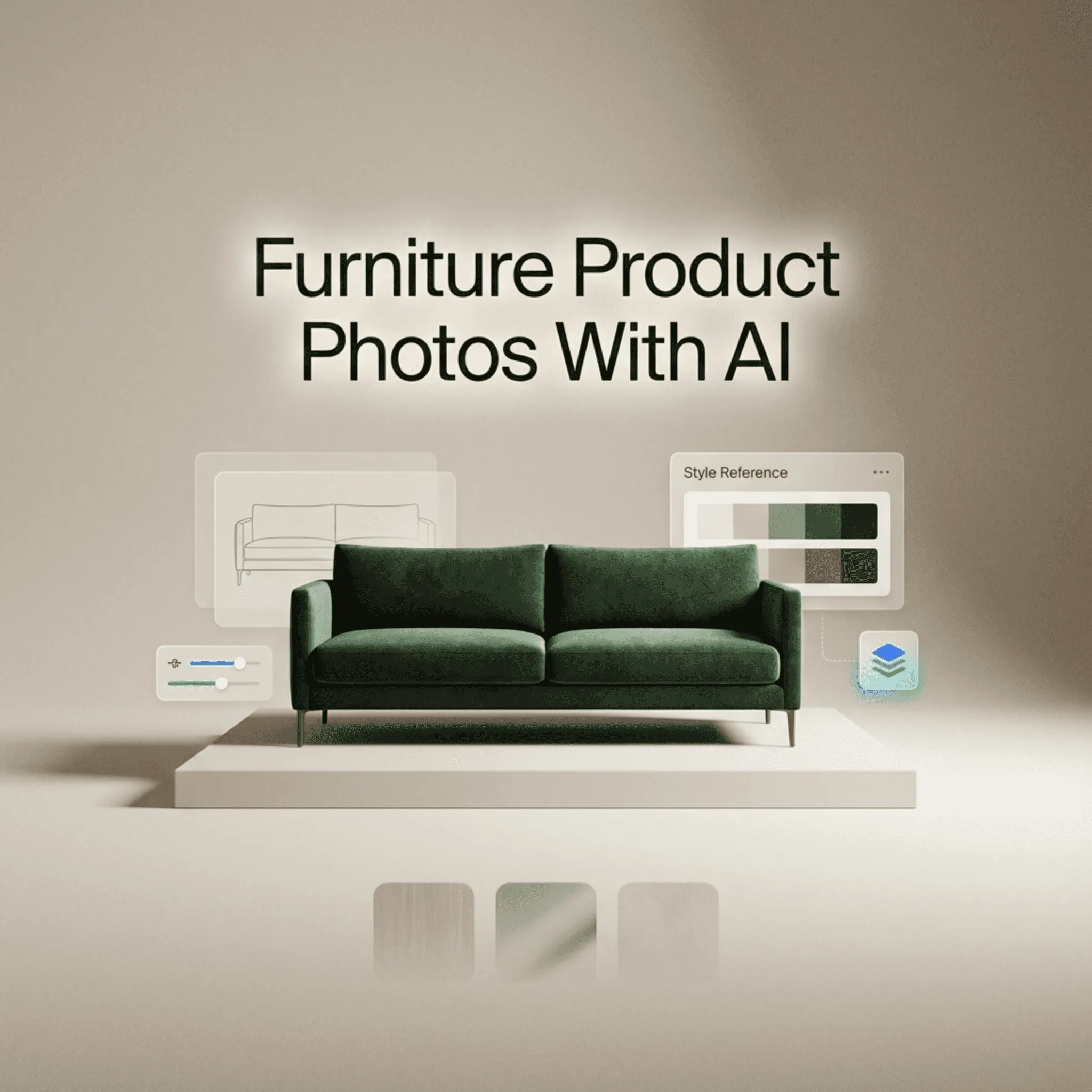 Furniture Product Photos With AI