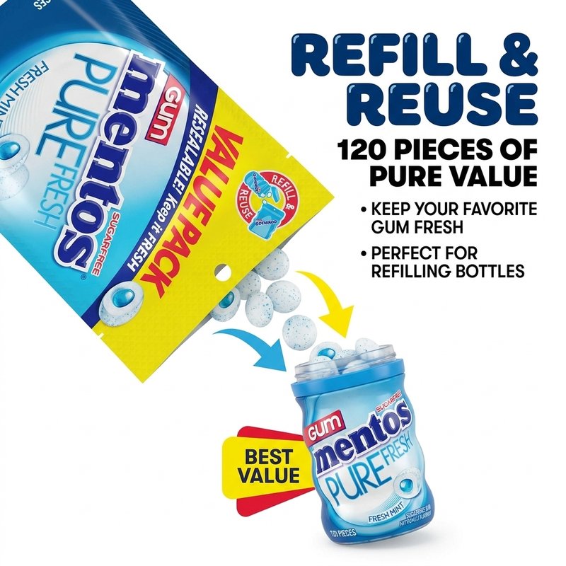 Perfetti Van Melle Mentos Pure Fresh — Pixii image 3