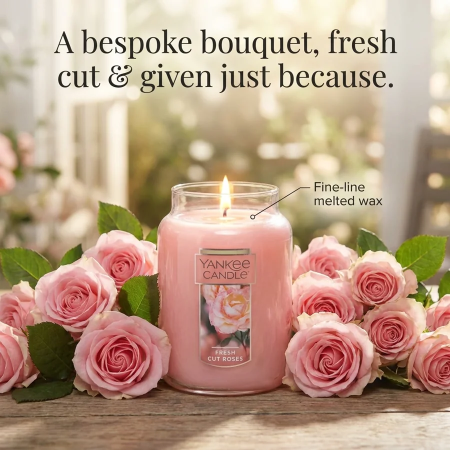 Yankee Candle home fragrance listing image made with Pixii